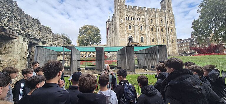 Nach Shopping-Time in der Oxford Street gab es eine Führung im Tower of London.