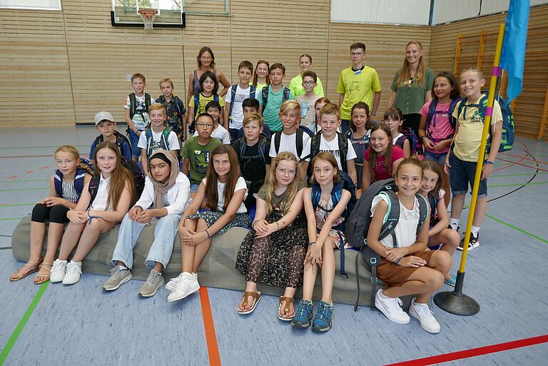 Klasse 5d mit Frau Mayer und Frau Stubbe