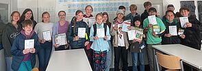 Die Teilnehmer und Teilnehmerinnen der Klassen 7 bis 12